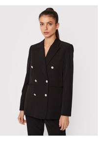 Custommade Marynarka Firdos 999425821 Czarny Regular Fit. Kolor: czarny. Materiał: syntetyk #1