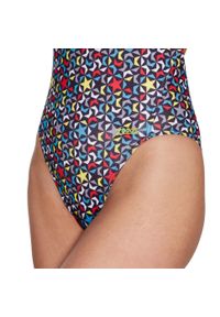 ZOGGS - Damski 1-częściowy kostium kąpielowy z nadrukiem Zoggs Rayback E+. Kolor: niebieski. Wzór: nadruk #2