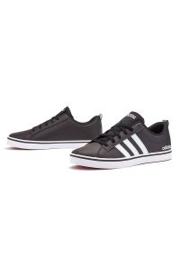 Adidas - Buty adidas VS Pace B74494 - czarne. Okazja: na co dzień. Zapięcie: pasek. Kolor: czarny. Materiał: syntetyk, skóra, guma. Szerokość cholewki: normalna. Wzór: paski. Sport: skateboard
