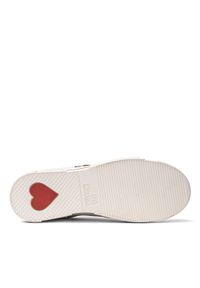 Sneakersy damskie białe Love Moschino JA15625G0EIA0100. Kolor: biały. Wzór: kolorowy #4