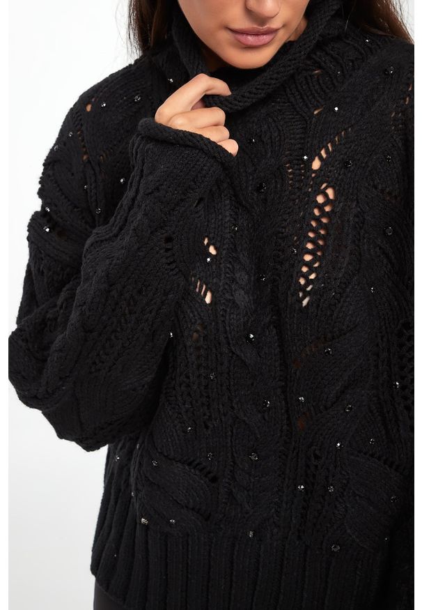 Liu Jo - Golf damski z wełną LIU JO. Typ kołnierza: golf. Materiał: wełna