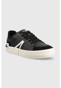 Lacoste sneakersy L004 kolor czarny 44SMA0077. Nosek buta: okrągły. Kolor: czarny. Materiał: guma. Sport: bieganie #2