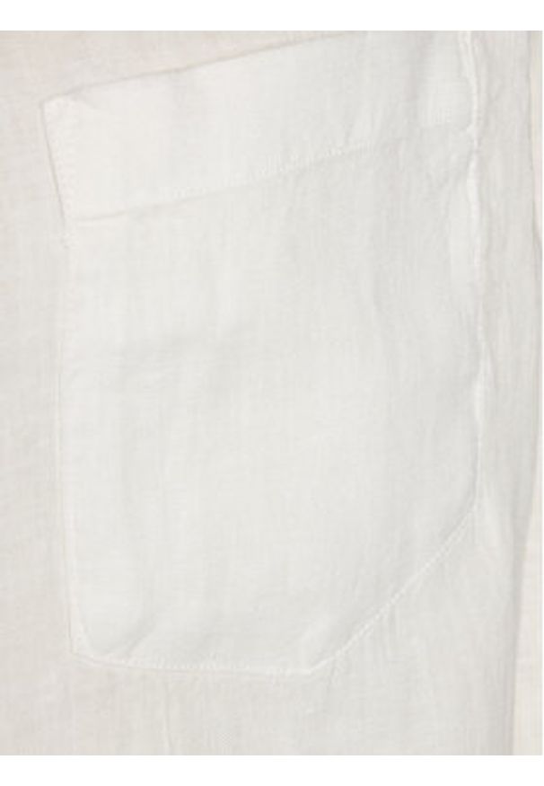 GAP - Gap Koszula 875983-03 Biały Relaxed Fit. Kolor: biały. Materiał: len