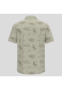 Koszula turystyczna męska Odlo Essential S/S Print Shirt S/S. Kolor: biały. Wzór: nadruk