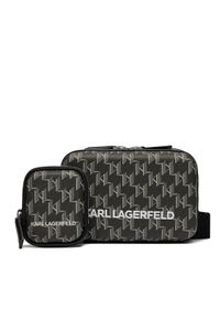 Karl Lagerfeld - KARL LAGERFELD Saszetka 240M3070 Czarny. Kolor: czarny. Materiał: skóra