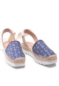 Pollini Espadryle TA10134G0EQ6D70A Granatowy. Kolor: niebieski. Materiał: materiał #8