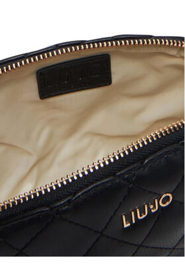 Liu Jo Kosmetyczka Ecs L Beauty AA5246 E0015 Czarny. Kolor: czarny. Materiał: skóra