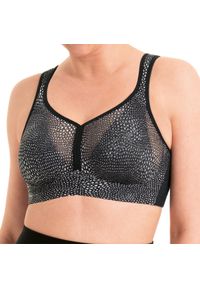 ANITA ACTIVE - Stanik do biegania Air Control mit Delta Pad z wysokim poziomem podtrzymywania. Kolor: szary. Materiał: poliester, elastan, poliamid. Sport: bieganie