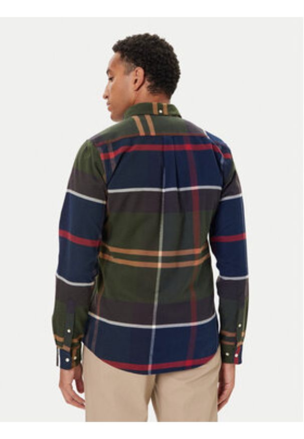 Barbour Koszula Iceloch MSH4994TN11 Beżowy Tailored Fit. Kolor: beżowy. Materiał: bawełna