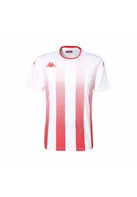 Jersey Kappa Bugo. Kolor: czerwony, biały, wielokolorowy. Materiał: jersey. Sport: piłka nożna, fitness #1