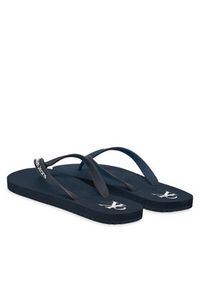 Calvin Klein Jeans Japonki Beach Sandal Transparent Tpu YM0YM01267 Granatowy. Kolor: niebieski