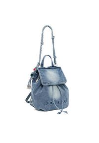 Desigual Plecak 26SAKD07 Niebieski. Kolor: niebieski. Materiał: materiał #2