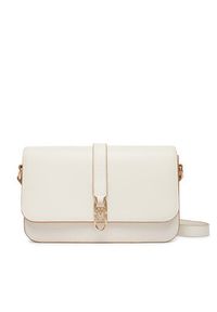 TOMMY HILFIGER - Tommy Hilfiger Torebka Th Libre Flap Crossover AW0AW17723 Beżowy. Kolor: beżowy. Materiał: skórzane #4