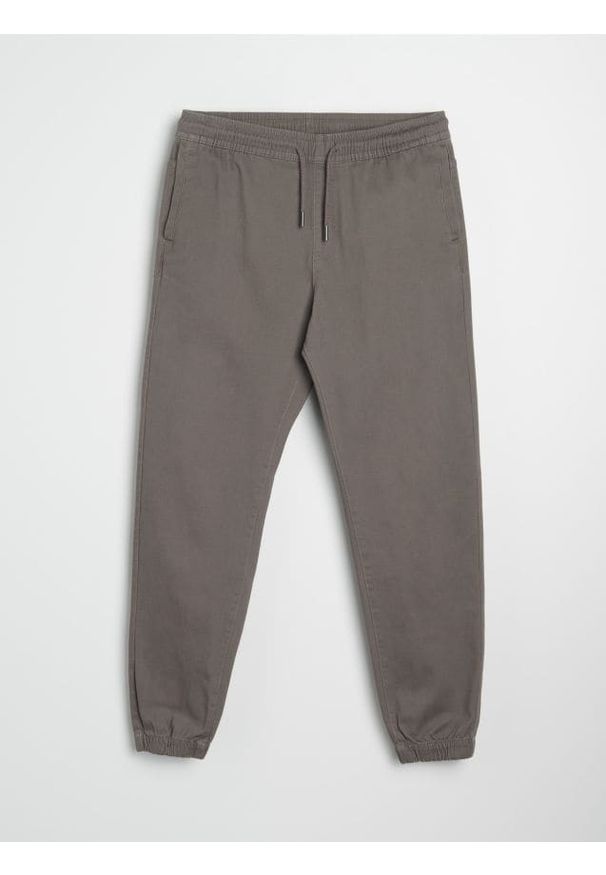 Sinsay - Spodnie jogger - szary. Kolor: szary