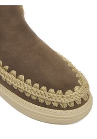 Mou Śniegowce MU.FW411001A Szary. Kolor: szary. Materiał: zamsz, skóra #3