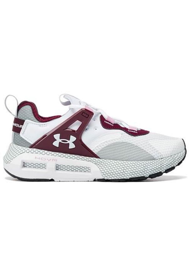 Buty do biegania damskie Under Armour Hovr Mega Mvmnt. Zapięcie: sznurówki. Kolor: biały. Materiał: syntetyk, tkanina, materiał. Szerokość cholewki: normalna. Sport: turystyka piesza