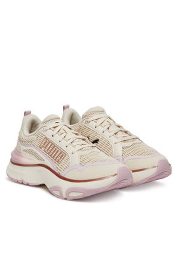 Puma Sneakersy Softride Divine Metal Wn s 310167 04 Écru. Materiał: materiał