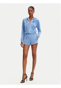Juicy Couture Szorty sportowe Tamia JCWH121001 Niebieski Regular Fit. Kolor: niebieski. Materiał: syntetyk #4