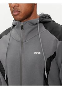 BOSS - Boss Bluza Saggon 50504895 Szary Relaxed Fit. Kolor: szary. Materiał: bawełna #4