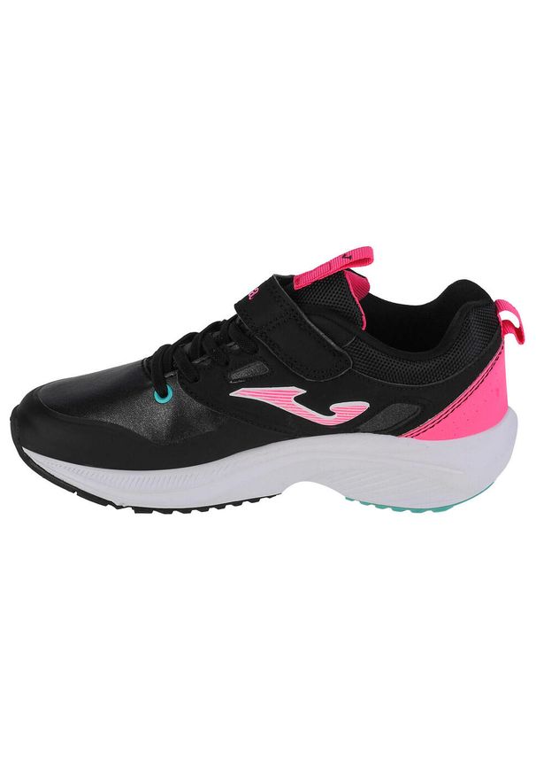 Buty do chodzenia dla dzieci Joma Ferro JR 2231. Zapięcie: rzepy. Kolor: wielokolorowy, różowy, czarny. Materiał: materiał, tkanina. Szerokość cholewki: normalna. Sport: turystyka piesza