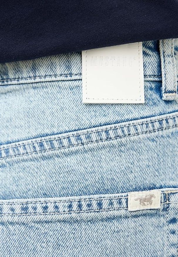 Damskie Spodnie jeansowe Mustang Style Brooks Straight Denim Blue 1016550 5000 315