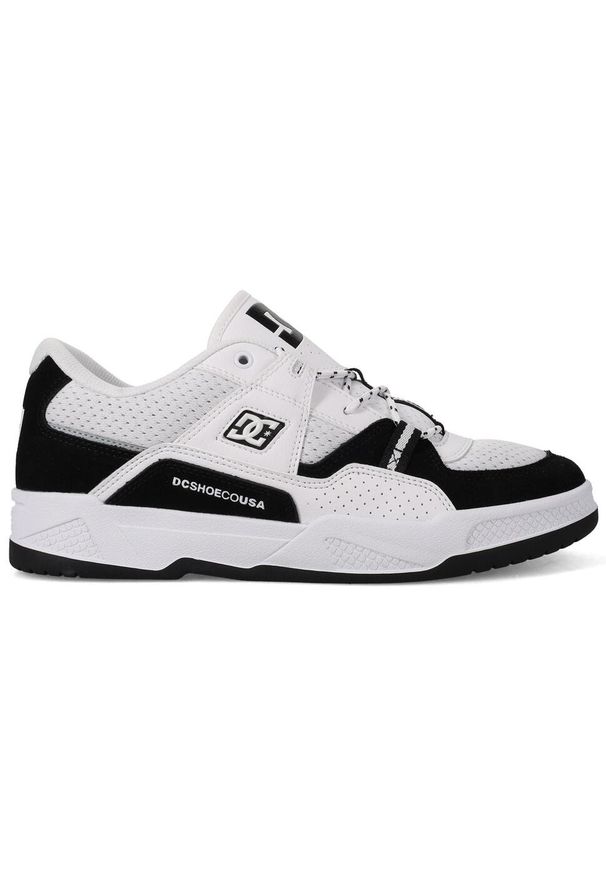 DC Shoes - Tenisówki Dc Model Construct Kolor Biały. Kolor: czarny, biały, wielokolorowy. Materiał: tkanina, skóra, syntetyk
