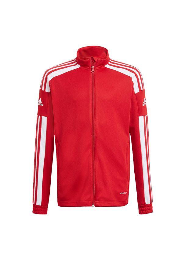 Adidas - Bluza dla dzieci adidas Squadra 21 Training Youth. Kolor: biały, czerwony, wielokolorowy. Sport: piłka nożna