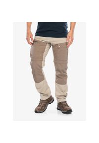 Fjällräven - Spodnie trekkingowe męskie Fjallraven Abisko Midsummer Zip Off Trousers Long. Kolor: brązowy. Sport: turystyka piesza
