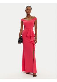 Rinascimento Sukienka wieczorowa CFC0122859003 Różowy Regular Fit. Kolor: różowy. Materiał: syntetyk. Styl: wizytowy