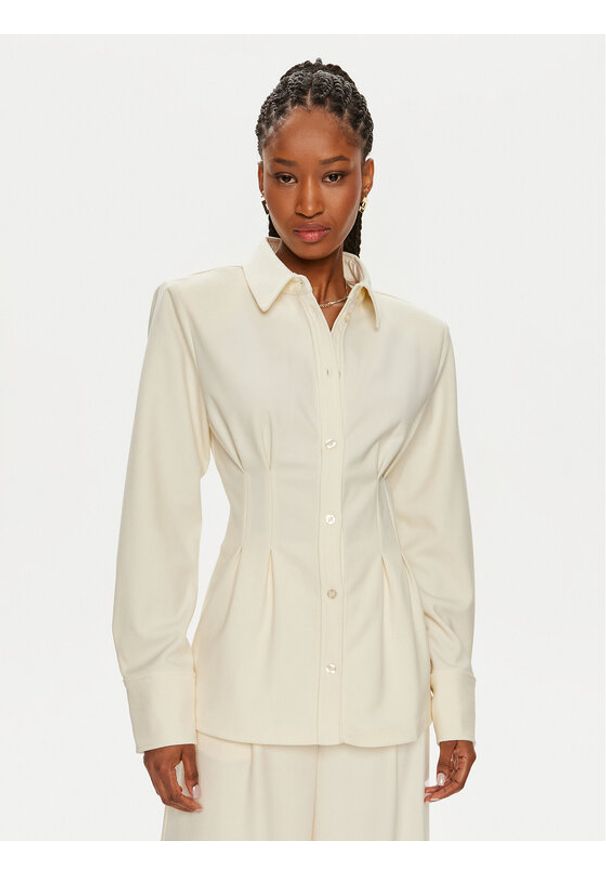 GESTUZ - Gestuz Koszula Waisa 10908881 Écru Regular Fit. Materiał: syntetyk