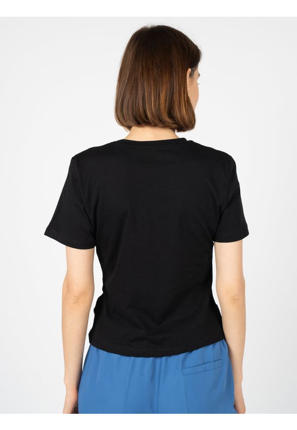 Silvian Heach T-Shirt | CVP23123TS | Kobieta | Czarny. Kolor: czarny. Materiał: bawełna. Długość rękawa: krótki rękaw. Długość: krótkie