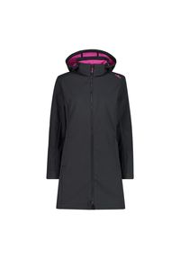 Płaszcz damski turystyczne CMP 3A08326. Kolor: szary. Materiał: softshell. Sport: turystyka piesza #1