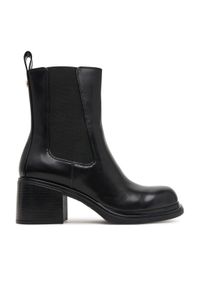 Armani Exchange Botki XW001643 AF17474 UC001 Czarny. Kolor: czarny. Materiał: skóra