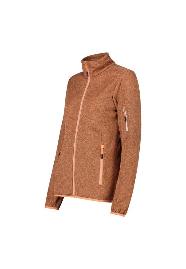 Bluza damska turystyczna CMP 30H5866. Kolor: pomarańczowy. Materiał: polar. Sport: turystyka piesza
