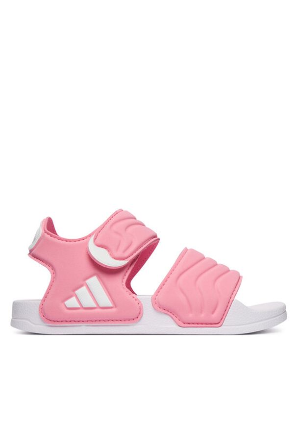 Adidas - adidas Sandały adilette Sandal 3 JS2518 Różowy. Kolor: różowy. Materiał: syntetyk