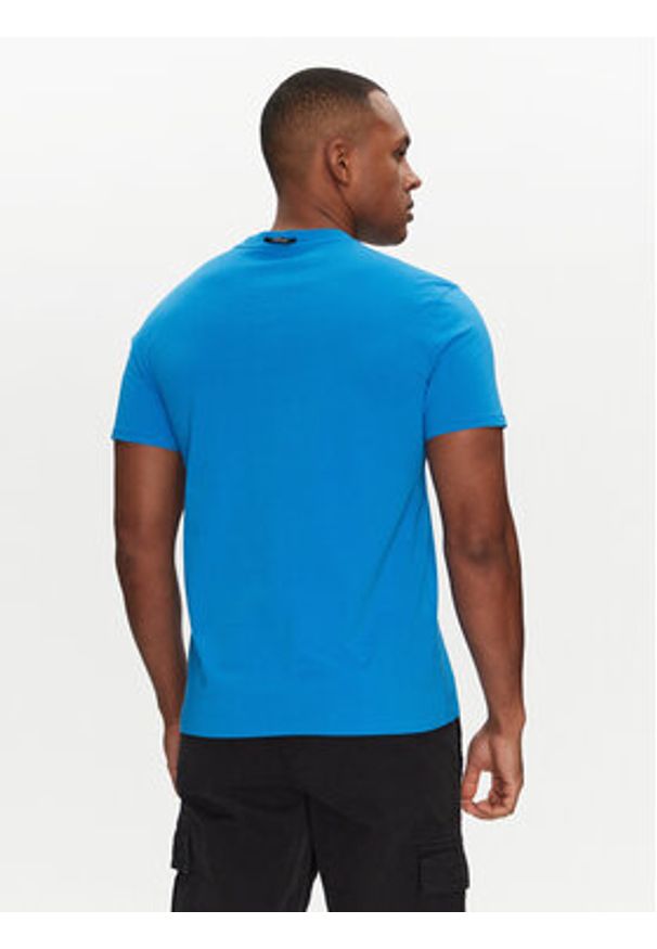 Napapijri T-Shirt S-Turin NP0A4HQG Niebieski Regular Fit. Kolor: niebieski. Materiał: bawełna