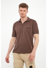 Aeronautica Militare - Polo męskie z haftem AERONAUTICA MILITARE. Typ kołnierza: polo. Wzór: haft #1