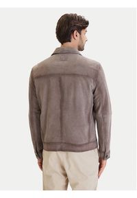 Milestone Kurtka skórzana Maurice 611613 60745 Brązowy Regular Fit. Kolor: brązowy. Materiał: welur #5