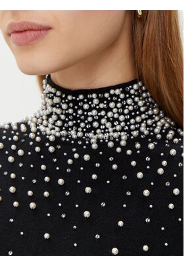 Marciano Guess Sukienka codzienna 5RGK35 5015Z Czarny Regular Fit. Okazja: na co dzień. Kolor: czarny. Materiał: wiskoza. Typ sukienki: proste. Styl: casual