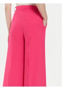 Maryley Spodnie materiałowe 24EB509/04FU Różowy Wide Leg. Kolor: różowy. Materiał: syntetyk #5