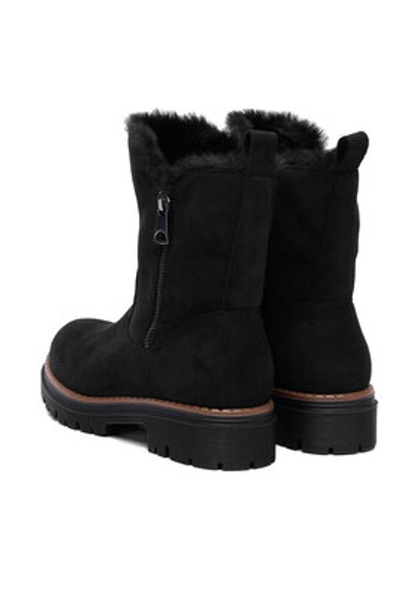 Clara Barson Botki CEO-WS6382-01 Czarny. Kolor: czarny. Materiał: materiał