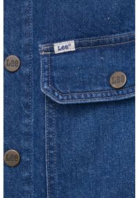 Lee Koszula jeansowa męska regular z kołnierzykiem klasycznym. Typ kołnierza: kołnierzyk klasyczny. Kolor: niebieski. Materiał: jeans. Długość rękawa: długi rękaw. Długość: długie. Styl: klasyczny #2