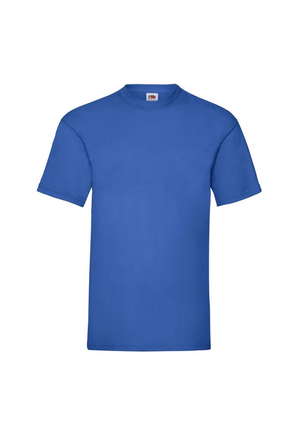 FRUIT OF THE LOOM - Koszulka Unisex Dla Dorosłych Valueweight. Kolor: niebieski. Sport: turystyka piesza