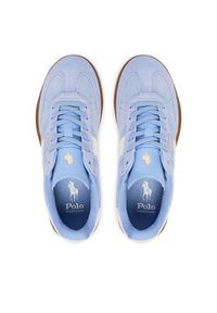 Polo Ralph Lauren Sneakersy 804956688011 Niebieski jasny. Kolor: niebieski. Materiał: skóra, zamsz #3