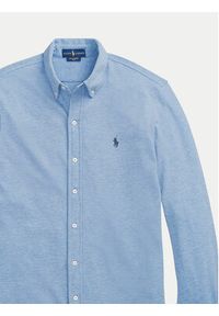 Polo Ralph Lauren Koszula 710654408025 Niebieski Regular Fit. Typ kołnierza: polo. Kolor: niebieski. Materiał: bawełna #3