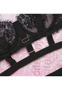 Intica - Komplet bielizny koronkowej na specjalne okazje Hajnal. Kolor: czarny. Materiał: koronka. Wzór: paski #3