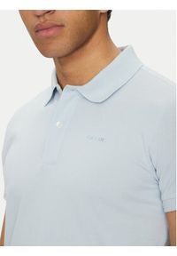 Geox Polo M5511B T3240 F4508 Błękitny Regular Fit. Typ kołnierza: polo. Kolor: niebieski. Materiał: bawełna #3