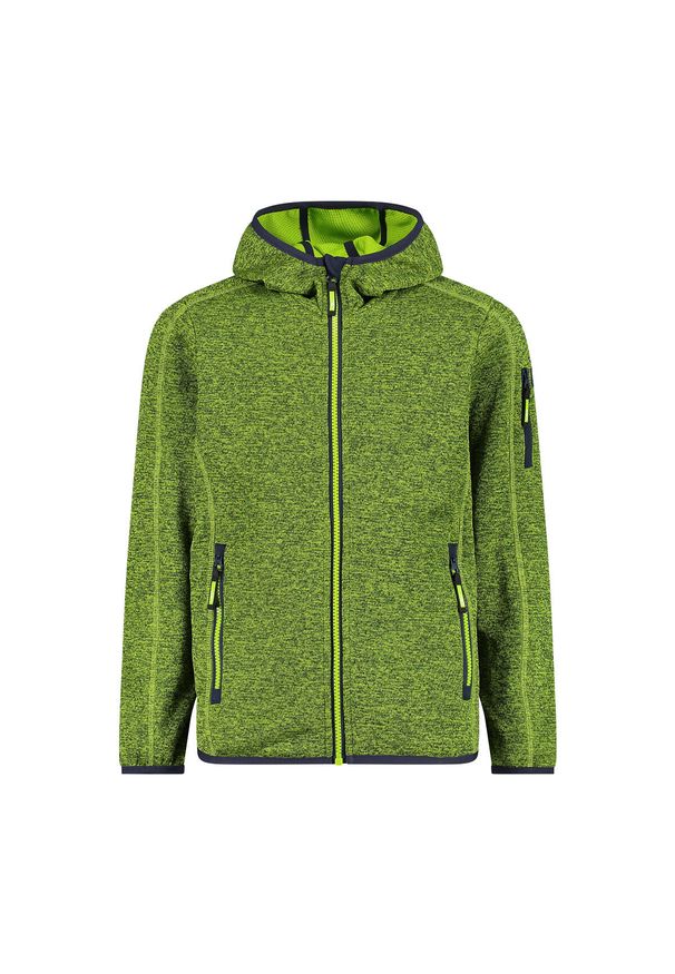 Kurtka z kapturem dla dziecka CMP. Typ kołnierza: kaptur. Kolor: niebieski, wielokolorowy, zielony. Materiał: softshell. Styl: sportowy