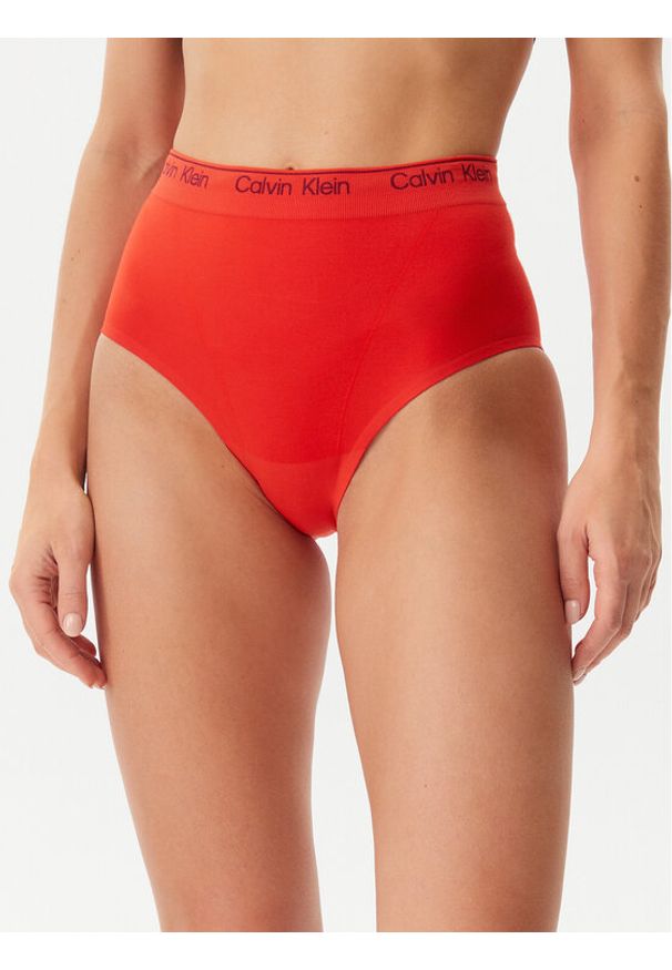 Calvin Klein Underwear Figi klasyczne z wysokim stanem LV00QF8282 Czerwony. Stan: podwyższony. Kolor: czerwony. Materiał: syntetyk