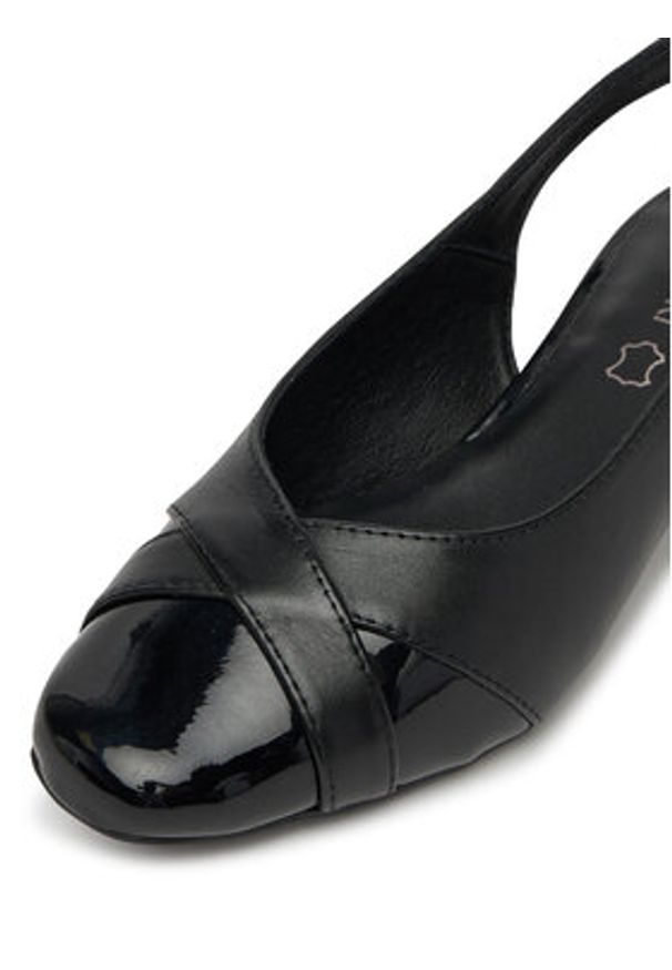 Lasocki Czółenka RST-AGNES-12 Czarny. Kolor: czarny. Materiał: skóra